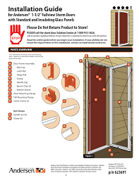 Roy's screen service offers los angeles residents custom window screens and doors, pet screen doors, patio enclosures and much more! Installation Guide English Storm Doors At The Home Depot