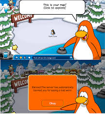 This weekend, youtuber buttonwalls posted a speedrun to getting banned from the children's online game club penguin. 27 Funny Club Penguin Bans Ideas Club Penguin Funny Club Club Penguin Memes