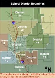 Located on this page is an interactive map of colorado springs schools. Colorado Springs School District Map Maping Resources