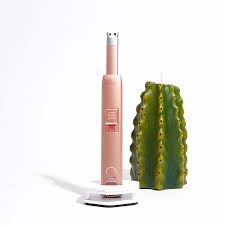 Rose Gold Usb Rechargeable Lighter Glossy Candle Lighters Usb Rechargeable Rechargeable Light