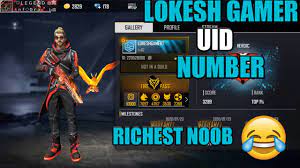 Lokesh gamer (@lokeshgamer_freefire) sur tiktok | 12.6k j'aime. Lokesh Gamer Uid Number Richest Noob Uid Number Lokesh Gamer Profile In Free Fire Youtube