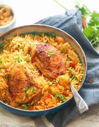 Rice pilaf rice pilaf is typically a blend of rice, spices and toasted pasta. Chicken Biryani Recipe Immaculate Bites