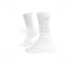 Blank White Socks Design Mockup Isolated Clipping Path Stock Photos Ad Design Mockup Socks Blank