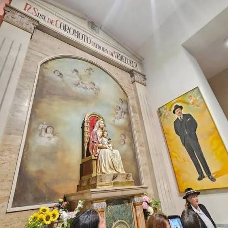 Qué probabilidades hay de que entrara a una iglesia ,fuera de Venezuela, y  me consiguiera con la imagen de San José Gregorio Hernández, la virgen de  Coromoto y la virgencita del Valle? ¡