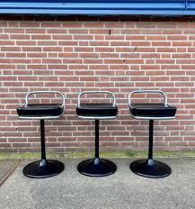 Maybe you would like to learn more about one of these? Vintage Postmodern Swivel Bar Stools From Lusch Set Of 3 For Sale At Pamono