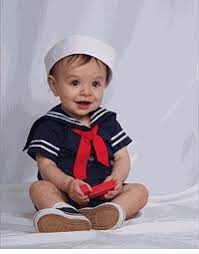 Baby Boys Sailor Suits Sizes 9 To 12 Months There Are More Sizes Elsewhere On The Site But This L Traje De Marinero Cumpleanos Marinero Sesion De Fotos Bebes