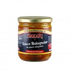 Sauce Bolognaise Au Piment D Espelette 360 G Piment Espelette Sauce Bolognaise Bolognaise