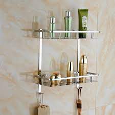 Choreograph® 21 floating shower shelf. Modern Chrome Bathroom Shelves 2 Layer Sus304 Stainless Steel Polished Cosmetic Shelf Holder Bathroom Products Accessories Lo12 Bathroom Shelf Chrome Bathroom Shelfsus304 Stainless Steel Aliexpress