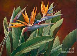 The bird of paradise alights only upon the hand that does not grasp. 2 Birds Of Paradise Painting By Laurie Snow Hein