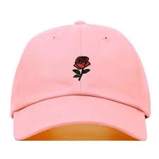 Rose Baseball Hat Embroidered Dad Cap Red Flower Romantic Etsy Baseball Hats Dad Hats Dad Caps