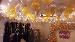 How To Decorate A Room On Wife Birthday Jol Events Birthday Decorations At Home Wife Birthday Birthday Decorations