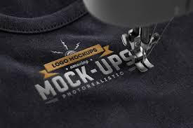 Download Realistic T Shirt Logo Mockup Psd Picgiraffe Com
