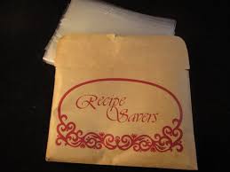 Package 53 Vintage Recipe Savers Clear Plastic Sleeves Recipe Card Protectors 5 X 3 Food Saver Vintage Recipes Recipe Cards