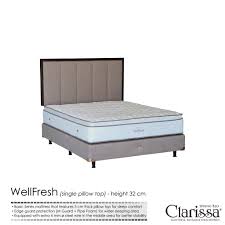 Bahan yang tidak cocok dan kurang tepat dapat membuat anak menjadi tidak nyaman. Clarissa Kasur Spring Bed Wellfresh Full Set 180x200 Cm Shopee Indonesia