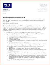 Construction Bid Proposal Business Proposal Template Proposal Templates Proposal Letter