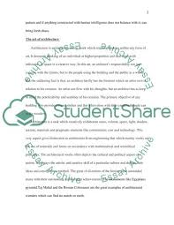 Students should wear uniforms to school. Architecture And The Human Body Thesis Example Topics And Well Written Essays 2000 Words