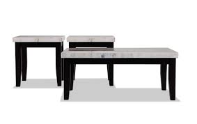 Add style to your home, with pieces that add to your decor while providing hidden storage. Montibello White Marble Coffee Table Set Bob S Discount Furniture