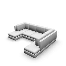 U Form Sofa Design And Decorate Your Room In 3d