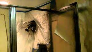 If the door is attached. Painted Shower Frame Youtube