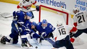 Brayden point's dagger seals game 6 win to bounce the panthers and set up round 2 showdown with car/nsh winner. First Round Lightning Panthers Game 4 Live Updates