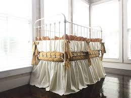 Shop 11 gold cribs & crib sets from top brands such as butterscotch blankees, little seeds and pottery barn and earn cash back from retailers such as bergdorf goodman, kohl's and macy's all in one place. High Cotton Textile Ivory And Gold Farmhouse Crib Bedding Set
