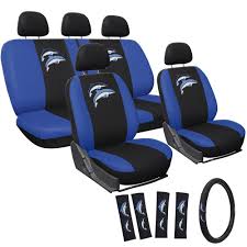 17pc Dolphin Blue Aqua Ocean Deep Sea Life Car Seat Covers Girly Car Seat Covers Truck Seat Covers Car Seat Cover Sets