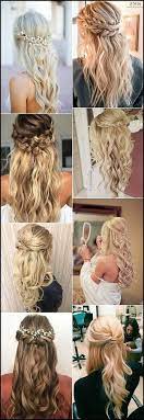 15 Chic Half Up Half Down Wedding Hairstyles For Long Hair Meine Frisuren Hair Styles Long Hair Styles Braided Hairstyles For Wedding