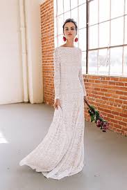 Bohemian Wedding Dress Hippie Wedding Dress Beach Wedding Dress Vintage Wedding Dress Orga High Neck Wedding Dress Indie Wedding Dress Long Wedding Dresses