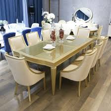 A modern, wood dining table can impart a classic, more organic touch to an otherwise contemporary room, and serve as a beautiful, modern kitchen table. China Modern Wooden Glass Top Dining Table And Chairs For Home Use China Dining Table Set Glass Dining Furniture
