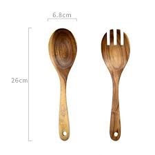 Wooden Spoon Set Large Salad Dinner Serving Spoons Woodworking Furniture Wooden Spoons Wooden Utensils