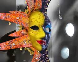 READY TO SHIP, Five Horned Vejigante Papier-mâché Mask, Made in Puerto  Rico, Hand Made Carnival Mask, Wall Art, Ponce