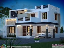 1765 Square Feet Modern Box Model Contemporary House In 2020 Duplex House Design Modern Contemporary House Plans Kerala House Design