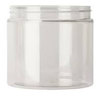 650ml PET jars P0616 - 100-400 PET jars Straight Cylindrical