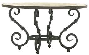 Get great deals on wrought iron dining room tables. Casa Padrino Luxury Baroque Dining Table Beige Gray Round Handmade Wrought Iron Garden Table With Natural Stone Mosaic Tile Table Top Garden Patio Dining Room Furniture