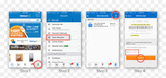 With the walmart app, you can easily access your member benefits: Walmart App Checkout Steps Hd Png Download Vhv