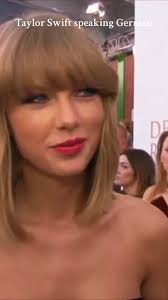 Taylor Swift Speaking German Eras Tour