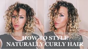 How To Style Naturally Curly Hair A Video Tutorial From Fashion Blogger House Of Dvf Alum And Curl Curly Hair Styles Naturally Curly Hair Styles Hair Tutorial