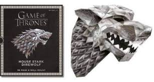 Downloadable 3d masks | by wintercroft. Game Of Thrones Mask House Stark Direwolf Steve Wintercroft 9781780977782