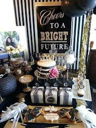 Black And Gold Graduation Decorations Graduation Party Ideas Black And Gold Google Search Gold Graduation Party Graduation Party High Graduation Party Decor