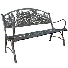 Wildflowers Cast Iron Garden Bench Cast Iron Garden Bench Garden Bench Bench