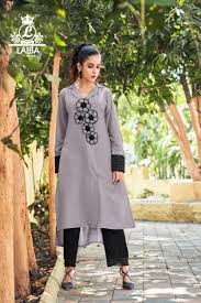 4.3 out of 5 stars 177. Laiba Am 72 Grey Designer Tunics Wholesale