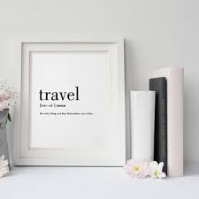 You'll never have to worry about wasting precious. Travel Definition Quote Canvas Painting Minimalist Black White Word Poster Print Nordic Wall Art Picture Living Room Home Decor Buy At The Price Of 2 73 In Aliexpress Com Imall Com