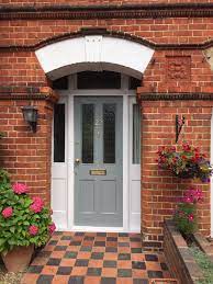 Farrow Ball Plummett Exterior House Remodel Exterior Paint Colors For House House Front