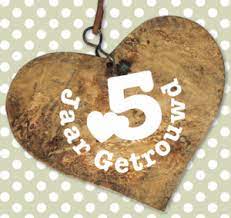 5 Jaar Getrouwd Feeste Cadeau Inspiratie Voor Een 5 Jarig Huwelijk