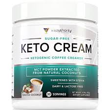 * the % daily value (dv) tells you how much a nutrient in a serving of food contributes to a daily diet. Buy Keto Cream Sugar Free Perfect Keto Coffee Creamer Powder With Vegan Mct Oil Powder Stevia Sweetened Keto Creamer For Coffee Low Calorie Non Dairy Ketogenic Coffee Booster Toasted Coconut 30