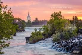 Idaho Falls Temple Summer Sunrise Lds Temple Pictures Lds Temple Pictures Idaho Falls Temple Temple Pictures