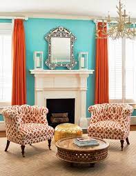 Choose a couple of choice elements you adore, in place of cluttering the room with each piece you prefer. Burnt Orange And Turquoise Living Room Novocom Top
