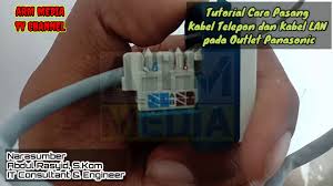 Selain murah sudah mendapatkan berbagai fitur tentunya stabil dan cepat karena. Tutorial Cara Pasang Kabel Telepon Kabel Lan Pada Outlet Panasonic Youtube