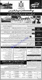 Pakistan Air Force Jobs 2020 Matric Base Join Paf As Airman 2020 Join Paf As Aerotrade 2020 Air Force Jobs Jobs In Pakistan Air Force