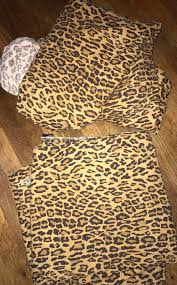 100% egyptian cotton sateen stripe flat sheets hotel quality single double king. Vintage Ralph Lauren Leopard Print King Size Sheet Set Ralph Lauren Leopard Bed Sheets Discontinued Pattern Usa Made 100 Cotton